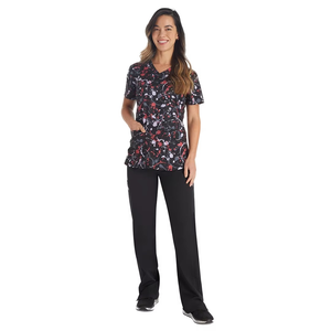 Tenues d'hôpital unisexes pour médecins et dentistes - Tissu tricoté Spandex/Polyester sans couture, fusion sans couture, taille XL, vêtements de travail - Product Image 1