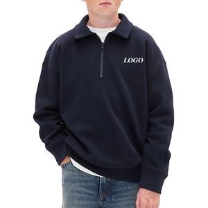 Cuello Camisero con Cierre de Cremallera y Mangas Largas, Diseño de Alta Calidad para Compradores al por Mayor con Diseño de Logotipo Personalizable 2026 - Product Image 1