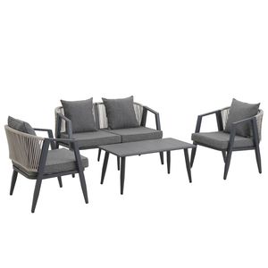 Conjunto de Muebles de Jardín U_STYLE, Asientos Duraderos y Cómodos para Patios, Céspedes y Piscinas - Product Image 3