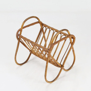 Porta revistas de ratán hecho a mano, estantes para almacenamiento de periódicos, decoración de oficina y accesorios organizadores - Product Image 2