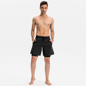 Men's Gym Shorts 2 in 1 Sports Wear Gym Joggers Custom Shorts Activewear Compression Shorts for Men In Cheap Price - Product Image 1