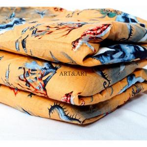 Tissus imprimés de poissons en coton 100% de haute qualité, vente en gros de tissus en coton au mètre pour robes, rideaux, literie et décoration intérieure - Product Image 2