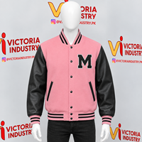 Blouson universitaire pour homme personnalisé, style bomber, avec écussons brodés en chenille, pour club universitaire, streetwear abordable