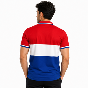 Nouveaux T-shirts Polo Athlétiques Anti-Plis Personnalisés pour Homme – T-shirts de Sport Courts Populaires pour la Course, Tissés, Brodés, à Motif Uni - Product Image 4