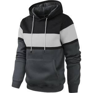 Wholesale Premium Quality Autumn Apparel Custom Design 3D Embroidery Pocket Hoodies <b>Pullovers</b> <b>Men</b> Women Heavyweight 100% - Product Image 1