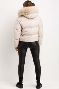 Veste d'hiver matelassée haut de gamme pour femme, vêtement décontracté d'extérieur personnalisé, coupe-vent avec fermeture éclair et poches latérales, manteau pour femme - Product Image 3