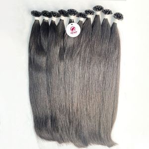 Vente en gros d'extensions de cheveux humains Remy vietnamiens noirs naturels droits meilleure qualité Machine Double trame pointe plate directe Vietnam - Product Image 6
