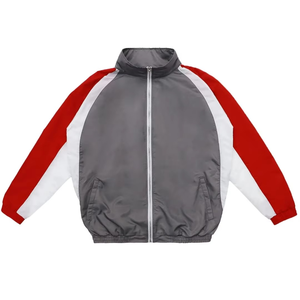 Custom Quarter Zip up <b>Pullover</b> Jacket Mesh Lined Shorts Nylon Windbreaker Tracksuit for <b>Men</b> - Product Image 4