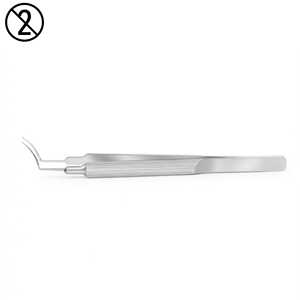Pinzas de Capsulorrhexis Desechables de un Solo Uso, Mango Redondo, Acero Inoxidable de Precisión, Instrumento Quirúrgico Oftálmico - Product Image 3