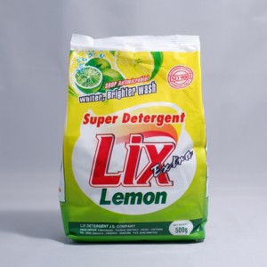 Great Quality ISO Factory Price LIX LEMON Scented Laundry <b>Detergent</b> Powder OEM/ODM Customizable Available Popular Washing Choice - Product Image 4