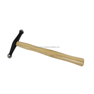 Marteau noir d'orfèvre manche en bois métal formant bijoux artisanat outil - Product Image 5
