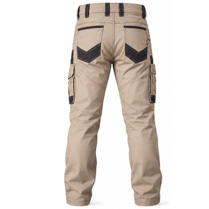 Pantalons de travail pour hommes, pantalons cargo utilitaires, vêtements de travail durables, uniformes industriels multi-poches, fournisseur d'usine OEM ODM personnalisé - Product Image 2