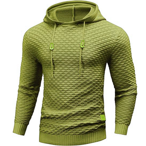 Sweat-shirt à capuche unisexe, coupe ajustée, tricoté, impression numérique, manches longues, décontracté, printemps, 100% coton, molleton gris - Product Image 6