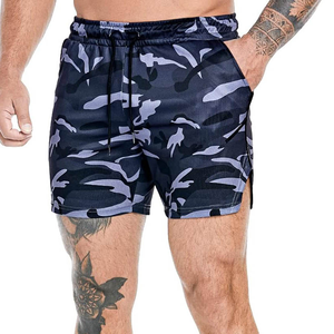 Pantalones Cortos Sublimados de Estilo Urbano para Hombre, Tela de Lona de Secado Rápido, Ecológicos, Color Sólido, Costuras Resistentes, Personalizables OEM - Product Image 2