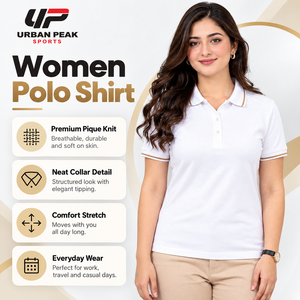Breathable <b>Women</b> <b>Polo</b> <b>Shirt</b> With Lightweight Fabric Comfortable Fit And Refined Styling For Outdoor And Casual Activities - Product Image 6