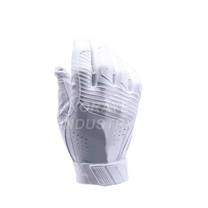 Gants de frappe de baseball avec logo personnalisé, paume en cuir, pour adultes. Fabricant de gants de frappe. - Product Image 3