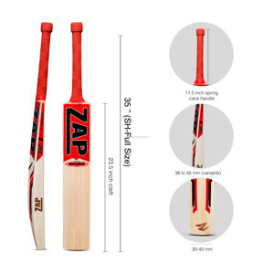 ZAP Instinct Kashmir Willow Sports Bat Durable Taille 5 Batte de cricket en bois - Product Image 6