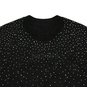 บริการ OEM รับผลิตเสื้อยืดผู้ชายแบบสั่งทำพิเศษ พิมพ์ลายแบบซับลิเมชั่น เนื้อผ้าโพลีเอสเตอร์/คอตตอน ระบายอากาศได้ดี เป็นมิตรต่อสิ่งแวดล้อม ประดับด้วยคริสตัล ขายส่ง - Product Image 5