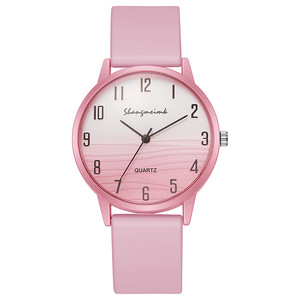 Casual Women's Student Fashionable Round Silicone Strap Quartz Watch with Pointer Dial - Product Image 6