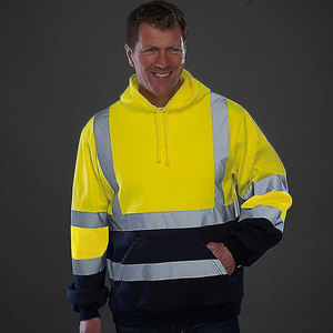 Hoodies Unisexe Personnalisés de Haute Qualité pour Hommes, Chauds pour l'Hiver, avec Patchwork, Robuste et Résistant, pour le Travail - Product Image 3