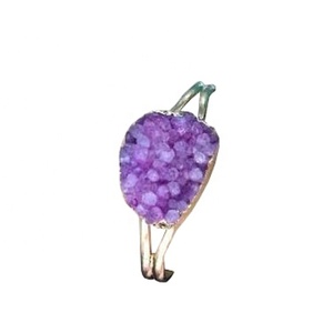 Agat druzy、チタンブルーdruzy drusyアメジストカボション中国製 - Product Image 3