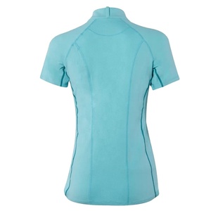 รุ่นที่ดีที่สุด เสื้อผู้หญิงทรงสวยหรู ปักโลโก้ ทรงพอดีตัว ไซส์พลัส ผ้าโรเบ็กซ์/ซูเพล็กซ์ คอกลม แขนครึ่ง ป้องกันรอยยับ ระบายอากาศได้ดี 100% - Product Image 3