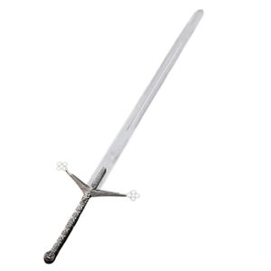 Espada de Acero Inoxidable con Hoja Recta, Cuchillo de Combate con Mango de Madera, Personalizable OEM, Grosor de Grado Industrial - Product Image 1