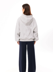Nueva Sudadera con Capucha de Algodón Grueso, Personalizada con Letras Bordadas, Bolsillo Canguro, Hombros Caídos, Bordado Chenille para Mujer - Product Image 6