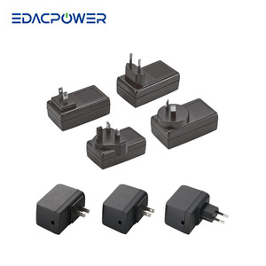 12V 24W 2A MAX. IEC60601 y 2xMOPP EM1027CYZS Adaptador de corriente de montaje en pared AC/DC médico para uso médico - Product Image 1