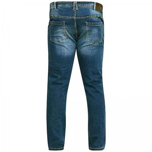 Jeans de Hombre a la Moda, Corte Recto, 100% Algodón, Teñido, Tallas Grandes, Ropa Casual, Impresión por Transferencia de Calor, OEM, Hechos a Medida - Product Image 3