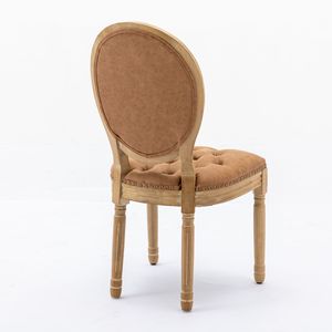 Set di 2 Sedie da Pranzo in Stile Francese con Telaio in Legno Massello - Product Image 6