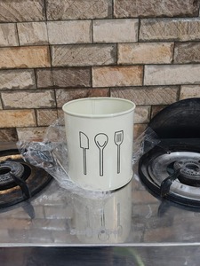 Premium Luxury Metal Spatula & Ladle Stand Cutlery <b>Holder</b> Spoon Knife Fork <b>Chopstick</b> Organizer Gift for Kitchen-5 Inch - Product Image 2