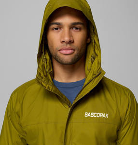 Veste de pluie imperméable personnalisée pour hommes et femmes, légère, respirante, coupe-vent, à capuche, pour la randonnée, le camping et les voyages - Product Image 3