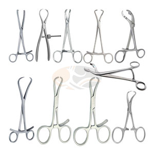 Kit de pinces à os 10 pièces en acier inoxydable robuste, type Kern, auto-centrantes, pour chirurgie orthopédique - Product Image 6
