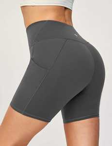 Shorts Deportivos para Mujer con Forro Incorporado, Cintura Alta, Tela de Secado Rápido, Costuras Planas que Evitan el Desgarro, Ideales para Alta Intensidad - Product Image 3
