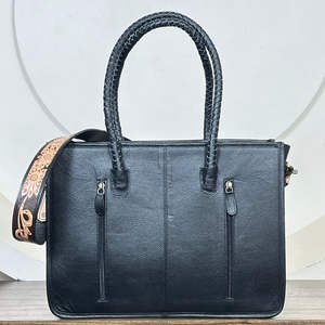 Nuevo Bolso de Mano de Diseñador de Gran Capacidad, Bolso de Hombro de Cuero Repujado a Mano, Bolso Tote de Lujo para Mujer con Piedra Turquesa y Flecos - Product Image 5