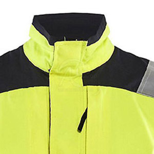Hi Visibility Workwear Safety Jacket Men Reflective Polyester <b>Construction</b> <b>Uniform</b> Made by Amazop Industries - Product Image 4