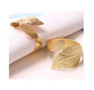 Anneau de serviette en métal pour restaurant, pour la décoration de table et l'organisation des serviettes - Product Image 4