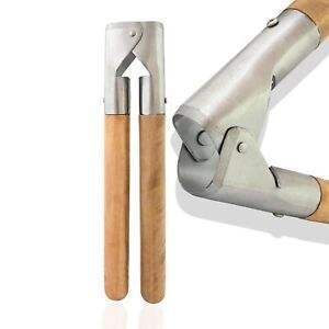 Kit de désécorneurs Rasp Barnes, kit de castrateurs vétérinaires, outils de chirurgie animale durables en acier inoxydable avec manche en bois - Product Image 4
