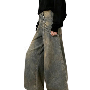 Commande en gros OEM ODM Service personnalisé Pantalons baggy pour hommes Pantalons délavés pour hommes En vente en ligne - Product Image 6