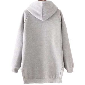 Promotional Wholesales <b>Long</b> Line Side Split Custom <b>Hoodie</b> for <b>Women</b> Winter Clothing Wear & Fashionable Outwear - Product Image 2