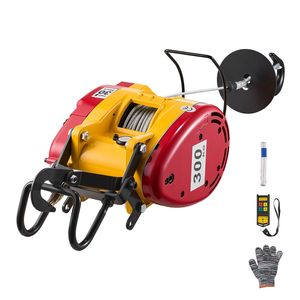 Portable Power Winch Crane 1500W 2-in-1 Electric <b>Hoist</b> Winch 660 Lbs Capacity 98.4 ft Lifting Height 62 Ft/min Wired 12000lb - Product Image 1