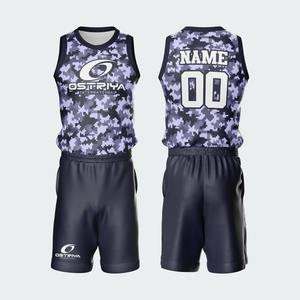 Uniformes de basket-ball sans manches confortables et respirants à vendre, ensemble d'uniformes de basket-ball personnalisés avec impression numérique - Product Image 6