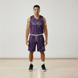 Maillot de basket-ball personnalisé de haute qualité avec impression par transfert thermique, nom de l'équipe, uniforme pour adultes, hommes, blanc, noir, 100% polyester respirant - Product Image 2
