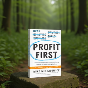 Profit First par l'auteur Mike Michalowicz, impression de livre broché personnalisé à couverture souple - Product Image 3