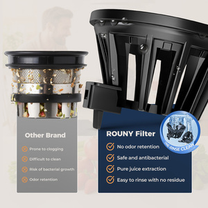 <span class=keywords><strong>เครื่อง</strong></span><span class=keywords><strong>สกัด</strong></span>น้ำผลไม้แบบช้า ปากกว้าง ความจุ 1.8 ลิตร แบบ Cold Press ทำงานเงียบ สำหรับผลไม้ ผัก และขึ้นฉ่าย ใช้ในบ้าน - Product Image 4