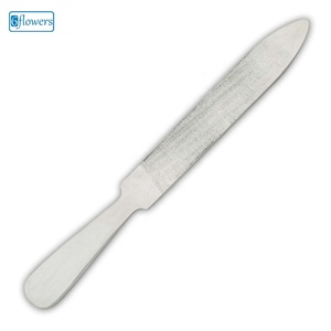 Lime à pieds en acier inoxydable de qualité supérieure, grain 180, simple face, outil de soin professionnel, style classique - Product Image 1