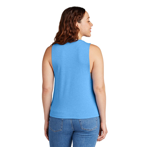 New Arrival Ladies 100% Polyester Tank Top Solid Color Quick Dry <b>Summer</b> Wear Moisture Wicking Vest Printed Design Tank Tops - Product Image 5