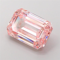 8,88 Karat Intensiv Rosa Smaragdschliff Labor-Gezüchteter Diamant IGI-Zertifiziert CVD VVS2 Loser Fancy-Farbiger Diamant MANYA JEWELS PDKL-34 Schmuck