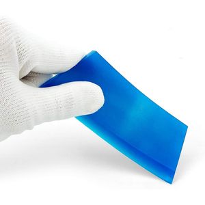 Set di 2 Raschietti in Gomma 5.1x2 Pollici Blu/Verde per Pulizia Vetri, Porte Doccia, Finestrini Auto, Serigrafia - Product Image 2